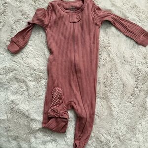12 months Ribbed Sleeper w/ Double Zipper
